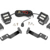 LED Light Kit | Ditch Mount | 2" Black Pair | Flood | Toyota Tacoma (05-15)