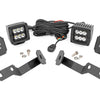 LED Light Kit | Ditch Mount | 2" Black Pair | Spot | Toyota Tacoma (05-15)