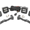 LED Light Kit | Ditch Mount | 2" Black Pair | Spot | Toyota Tacoma (16-23)