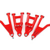 Red Aluminum Control Arms | 2" Forward Offset | Polaris Ranger XP 1000