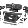 Winch Plate | 4500-LB Winch | 10" Black Slimline | Honda Pioneer 520