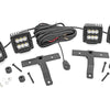 Quad LED Light Kit | Cowl Mount | 2" Black Pairs | Spot | Jeep Gladiator JT/Wrangler JL (18-25)