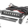 8 Inch Black Series LED Light Bar | Single Row | Amber DRL