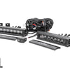 8 Inch Black Series LED Light Bar | Single Row | Cool White DRL | Pair
