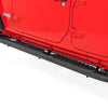 Oval Nerf Steps | 4 Door | Black | Jeep Wrangler Unlimited 4WD (2018-2025)