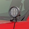 LED Light Kit | Ditch Mount | Black Series Round | 3.5 Inch | Amber DRL | Toyota Tacoma (24-25)