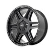 Rough Country 92 Series Wheel | Machined One-Piece | Gloss Black | 20x9 | 5x5.5 | +0mm