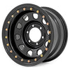 Steel Simulated Bead Lock Wheel | Black | 15x10 | 5x4.5 | 3.30 Bore | -39