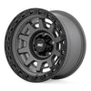 Rough Country 85 Series Wheel | One-Piece | Gunmetal Gray/Black | 15x8 | 5x4.5 | -19mm