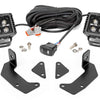 LED Light Kit | Cage Mount | 2" Black Pair | Amber DRL | CFMOTO UFORCE 1000