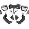 LED Light Kit | Cage Mount | 2" Chrome Pair | Wide Angle | CFMOTO UFORCE 1000