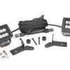 LED Light Kit | Hinge Mount | 2" Black Pair | Jeep Gladiator JT/Wrangler JL (18-25)