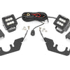 LED Light Kit | Rear Mount | 2" Black Pair | Flood | Kawasaki Teryx 4 1000/Teryx4 800