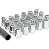 M14 x 1.5 Lug Nut Set of 24 | Chrome | Open End