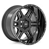 Rough Country 92 Series Wheel | Machined One-Piece | Gloss Black | 18x9 | 6x5.5 | +18mm