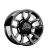 Torque Impact | Gloss Black w/Milled Accents | 20x9 | 8x180 | 0mm
