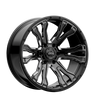 Torque Prime | Gloss Black w/Milled Accent | 20x9 | 6x5.5 | -12mm